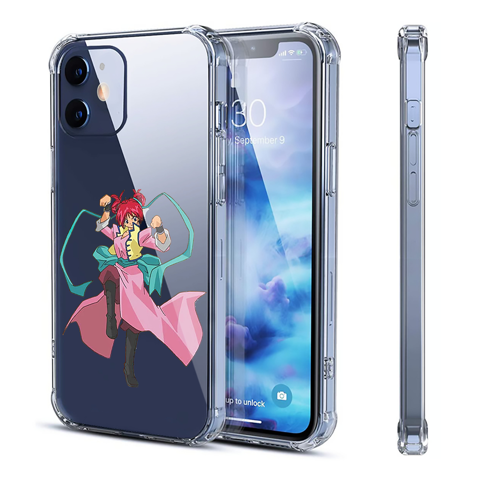 （画像用） 遊☆戯☆王 Yu-Gi-Oh! 【iPhone 12シリーズ対応】透明スマホケース（クリアソフトケース）